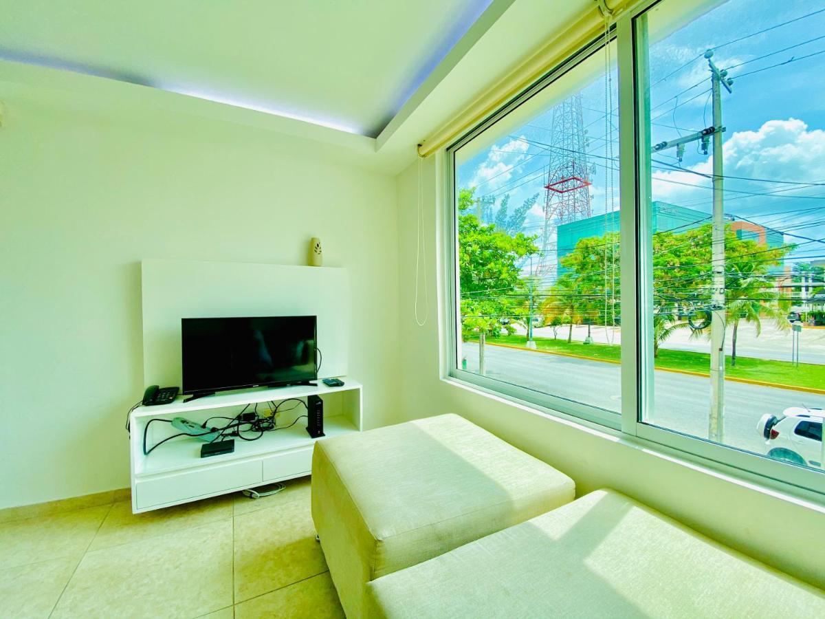 Apartamento Calido Y Moderno En La Entrada De La Zona Hotelera Cancún Eksteriør billede